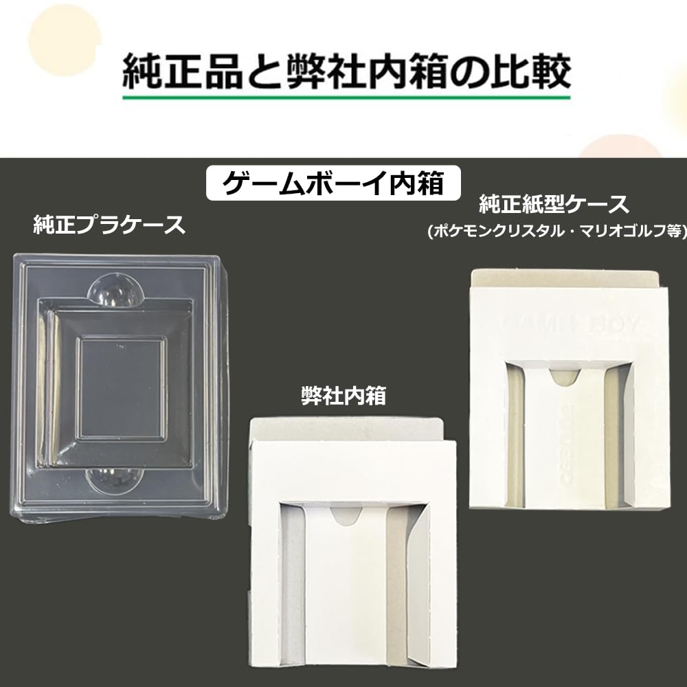 Amazon.co.jp: GB用 インナーケース 25個 ゲームボーイ 内箱 ソフト