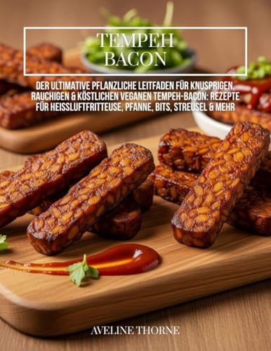 Tempeh Bacon: Der ultimative pflanzliche Leitfaden für knusprigen, rauchigen & köstlichen veganen Tempeh-Bacon: Rezepte für Heißluftfritteuse, Pfanne, Bits, Streusel & mehr