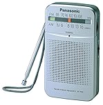 Panasonic AM/FM Handheld Pocket Radio (RF-P50DGC-S)
