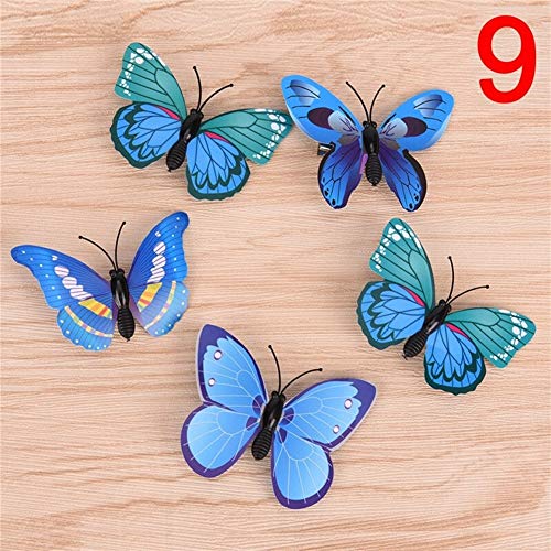 Preisvergleich Produktbild NLJYSH 5 Schmetterlings-Haarclips Hochzeit Haarspangen Haar-Accessoires Haar Styling Werkzeuge (Color : 9)