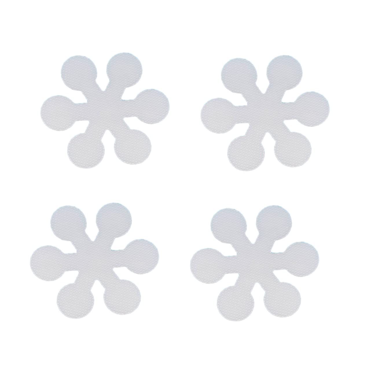 BRIGHTFUFU Tub Anti-Slip Tape 20 Pcs Snowflake Design Non-Slip Shower Strips Bathtub Non Slip Bath Grips