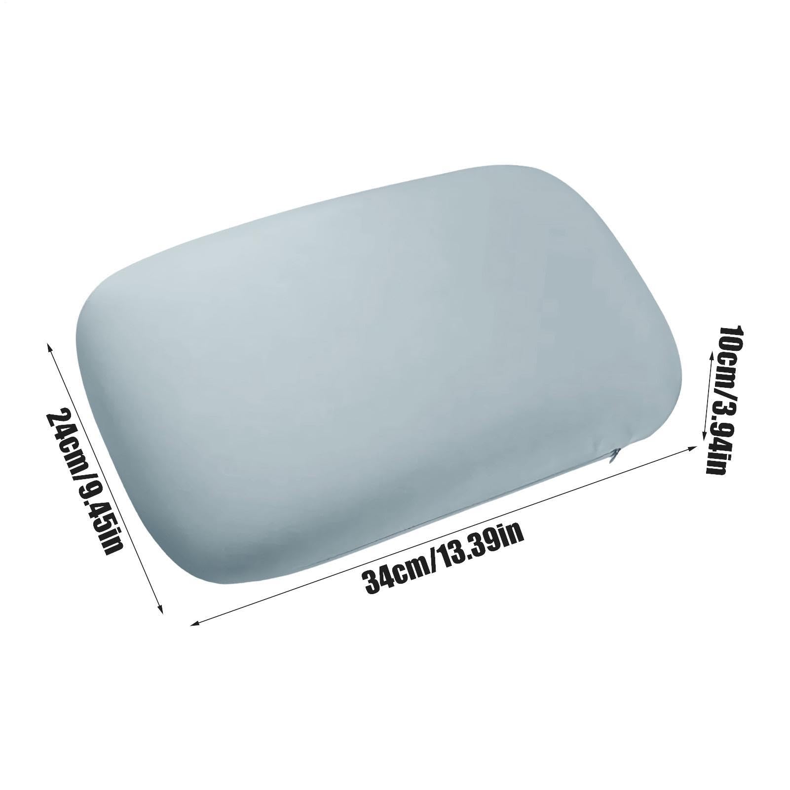 Cuscino sportivo da viaggio, portatile e comprimibile da campeggio, comodo ed ergonomico, in memory foam, supporto ergonomico per dormire, ideale per adulti e bambini, viaggi, escursioni, aereo