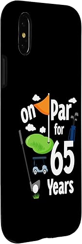 Miniatura 3 de iPhone XXS On Par 65th Birthday Golf Player Theme 65 Year Old B-Day Case