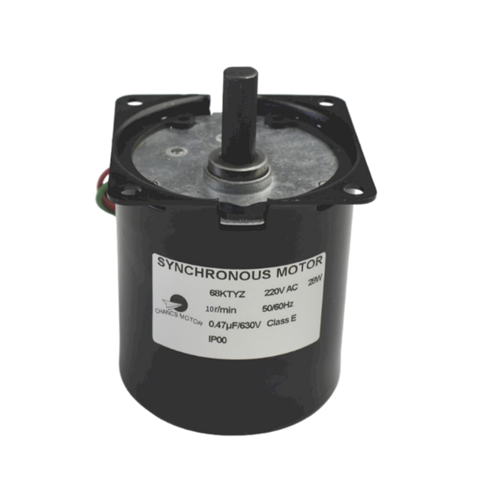 CHANCS Synchron-Getriebemotor 68KTYZ 220V AC 10r/min Umkehrbarer Exzenterwellen-Getriebemotor