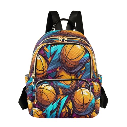 Sac à dos basket animé avec mini sac bandoulière ado