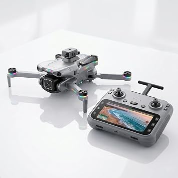 K900 MAX Professional Drone with 4K Dual Camera, 5G Smart Widescreen Remote Control, Brushless Motor, Intelligent Obstacle Avoidance & Optical Flow Hover.