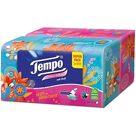 Tempo 83049401 Taschentuch Box Duft"KRAFT und SINNLICHKEIT" Cover