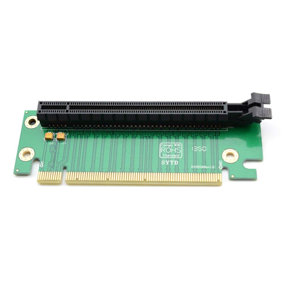 Amazon.co.jp: PCI-Express 16xライザーカード90度直角4cmアダプタ