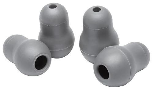 3M Littmann 40002 piezas de repuesto para estetoscopio, tapones blandos para oídos, grandes y pequeños, grises