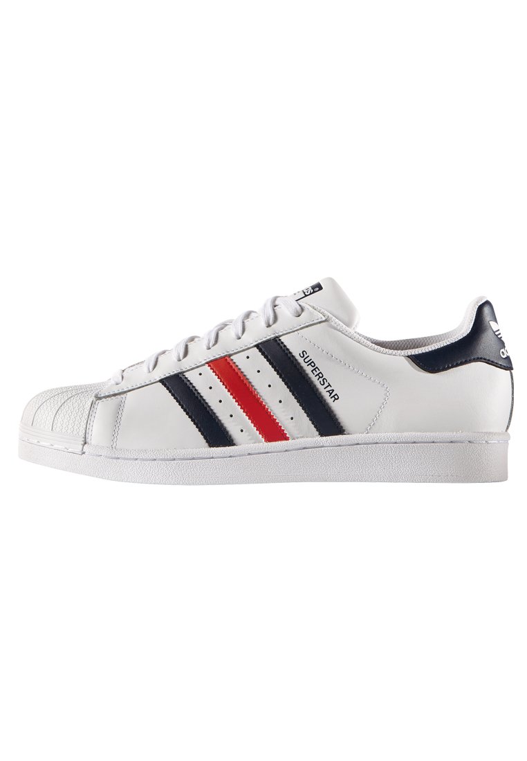 Adidas Superstar Foundation S79208 Color White Red Navy Blue Size |  Desertcart Belize
