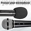 2PCS Mic Cover, Foam Microphone Windscreen, Black Microphone Cover for Handheld-Mic, Condenser-Mic and All Ball Type Microphones #2