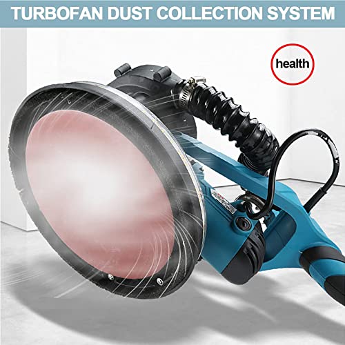 Gipsplatenschuurmachine Met Vacuümadapter 1800w Elektrische Wandschuurmachine Variabele Snelheid 1000-2100RPM, Met LED… - Afbeelding 8