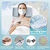 AOSSA Surgery Pillow for Sleeping Upright, Head & Neck Support Positioner for Post Eye, Facial, or Dental Surgery, Recovery Pillow for Back Sleep Training and Face Stability