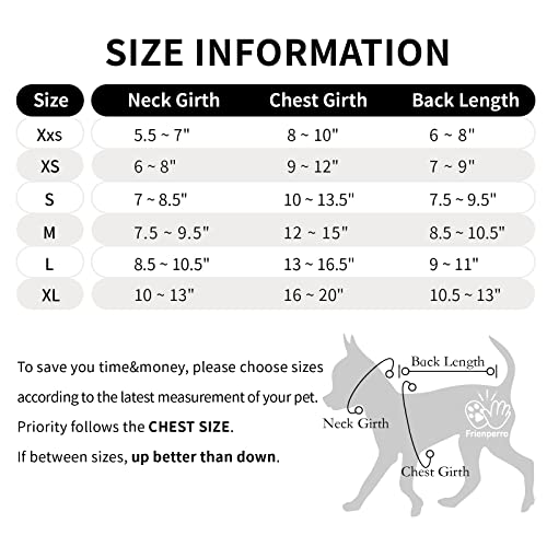 Frienperro Dog Shirt, Dog Clothes For Small Dogs Girl Boy, 2-Pack Breathable Cotton Striped French Bulldog Clothes, Sleeveless Small Pet Puppy Cat Clothes Outfit Tank Top Vest,Green & Pink Xl #TOP5