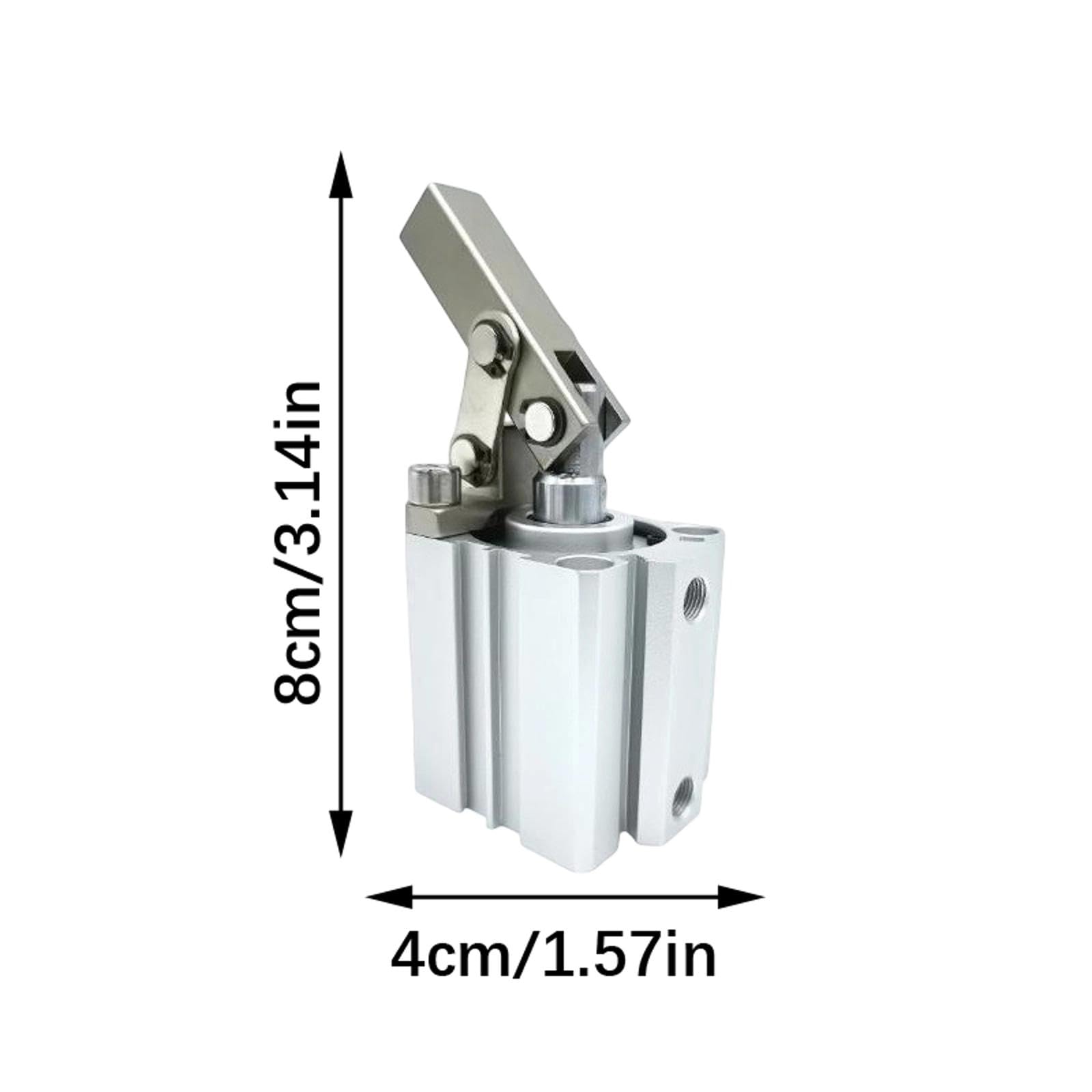Cylindre de serrage à levier compact avec ports latéraux, C