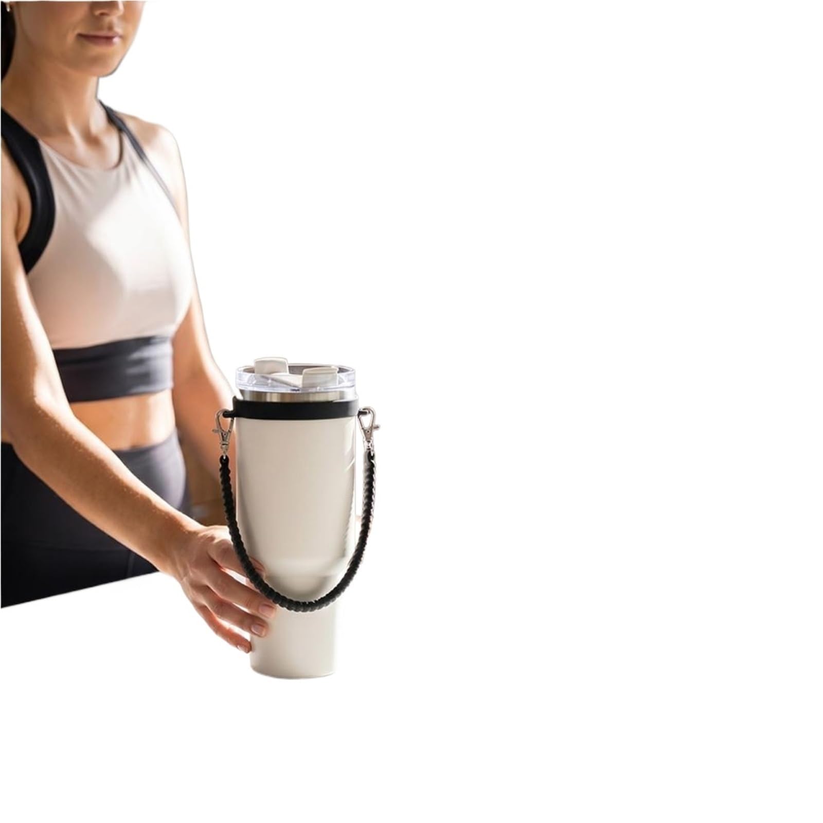 Porta Borraccia Tracolla Tazza morbida con manico for bottiglia d'acqua portatile da 3 pezzi