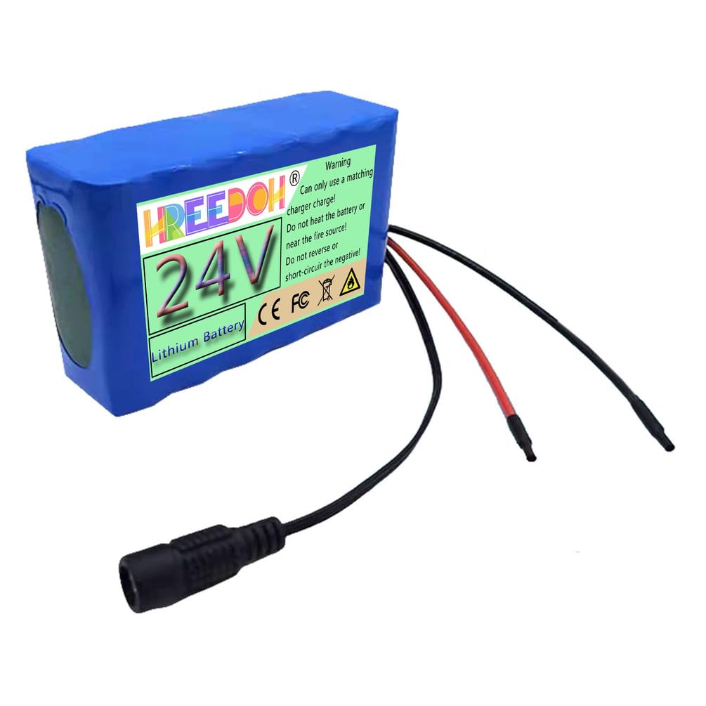 Batteria al Litio 24V Pacco batterie al Litio 24V 5Ah 7.5Ah 10Ah Batterie Ricaricabili con Caricabatterie da 25.2V e BMS