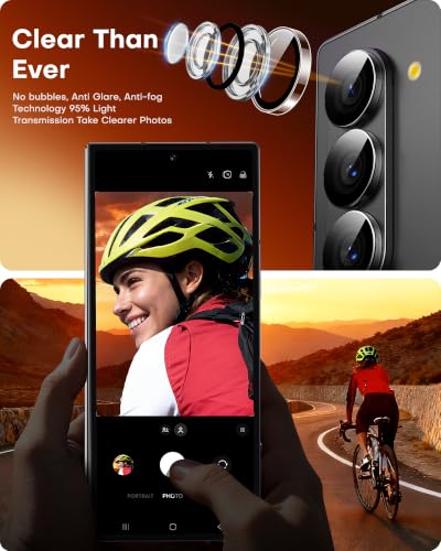 Image of TOCOL 2 Pack for Samsung Galaxy Z Fold 8 Ultra Camera Lens Protector