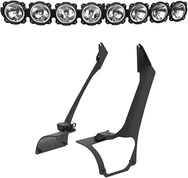KC HiLiTES 91340 Gravity LED Pro6-50 Light Bar Kit - for 21+ Jeep Wrangler 4xe