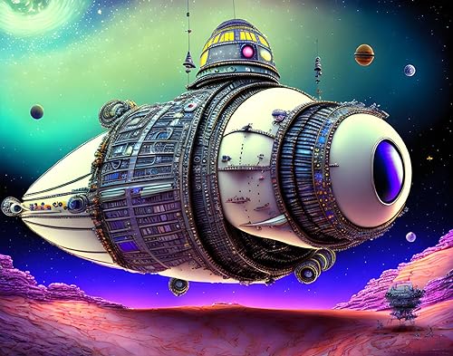 Toile murale SERENDIPITP 58 x 90 cm finition premium theme exploration spatiale