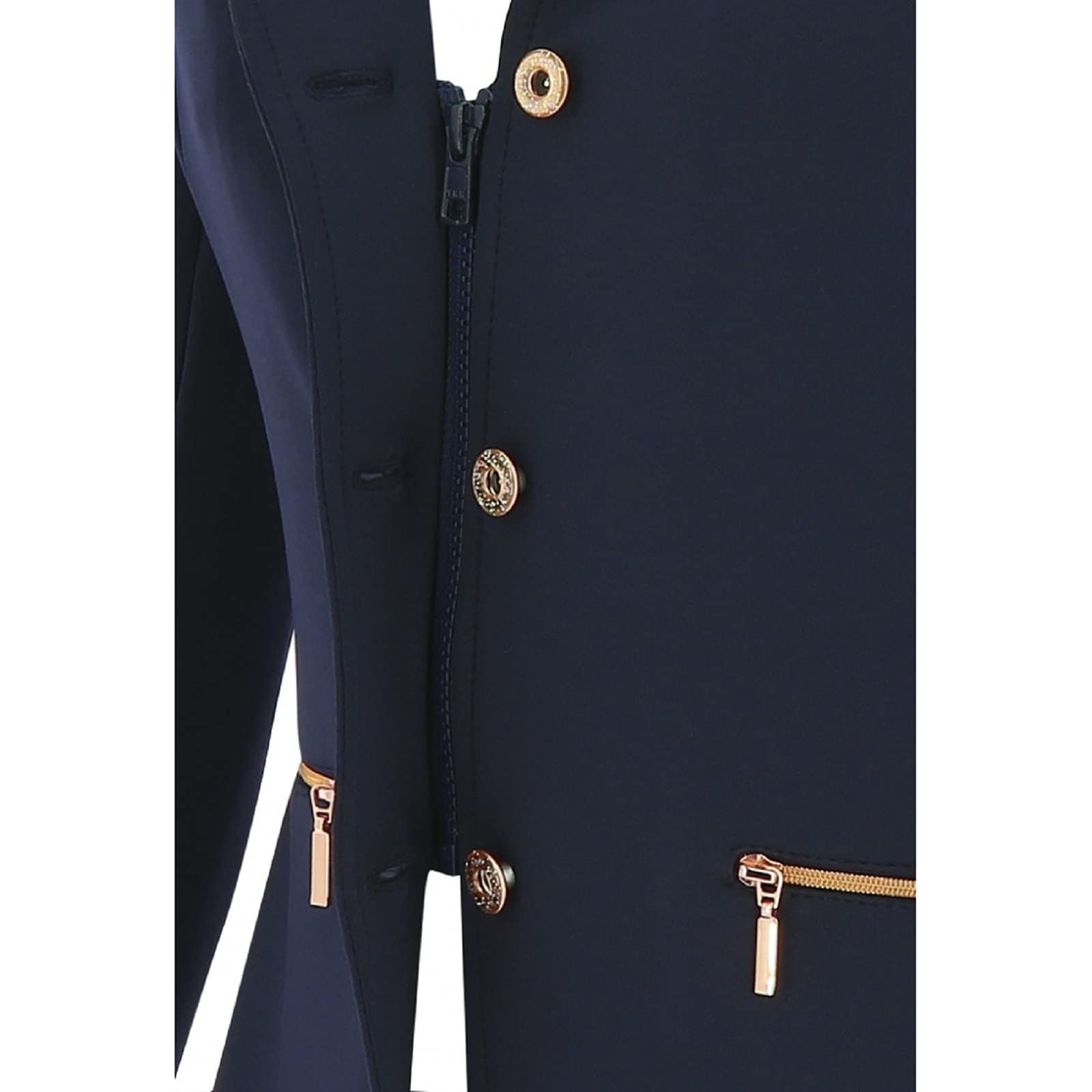 EQUITHEME Veste de Concours Athens- Femme - Couleurs - Noir, Taille Française - 46