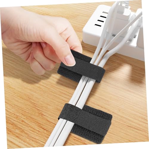 Homoyoyo Cable Management Ties 40 Pcs Wire Straps Adhesive Wire Organizer for Under Desk Cord Management Straps miniatura 5