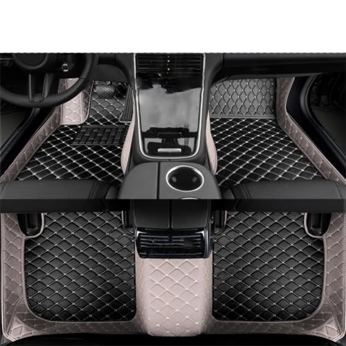 Tapis de sol de voiture pour BMW X1 E84 2009-2015 version 5 places coloris gris noir