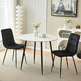 Diseño minimalista y moderno: el juego de 4 sillas de comedor cuenta con una elegante combinación de comodidad y estilo que complementará cualquier decoración de habitación, lo que las convierte en un complemento perfecto para tu hogar. Puedes elegir entre 4 colores y puedes combinar con cualquier escena. Ampliamente utilizado para cenas diarias o eventos especiales como reuniones, banquetes de boda y celebraciones, como silla lateral, silla de invitados, silla de comedor, sillas de espera o sillas de conferencias en el comedor, sala de estar, sala de reuniones, sala de recepción