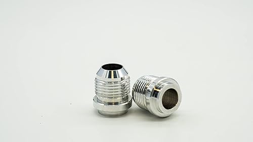 Miniatura 3 de Soldadura de aluminio macho 10AN en adaptador de manguera de montaje Bung 2 PCS