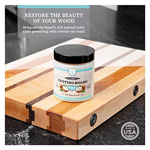 Cutting Board Care Kit With Coconut Oil - Includes Wax, Soap, Scrub Brush, Buffing Pad, And Applicator - For Kitchen Countertops, Butcher Blocks, Wooden Bowls And Utensils - Seals Wood And Food Safe #TOP5