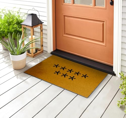 Tapis d'entrée extérieur durable et résistant aux intempéries Star Glow - 6
