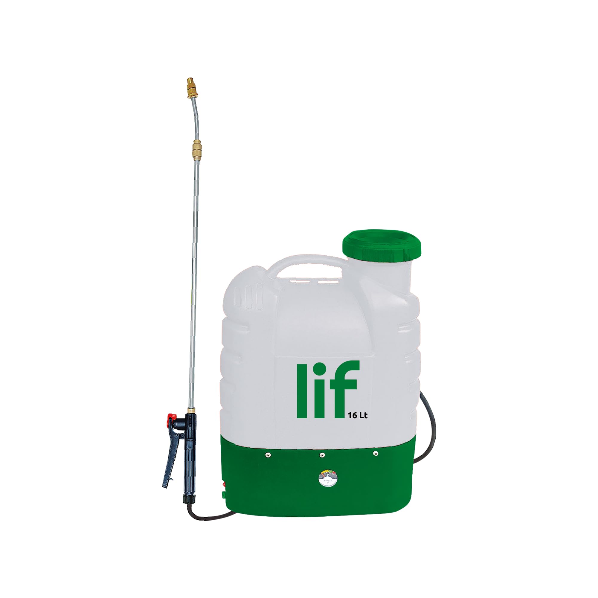 Pompa Irroratrice a Batteria Maya - Alta Capacità da 16 Litri e 12V, Lancia e Braccio Richiudibili, Ergonomica e Basso Consumo, Dimensioni Compatte con Caricabatteria Incluso