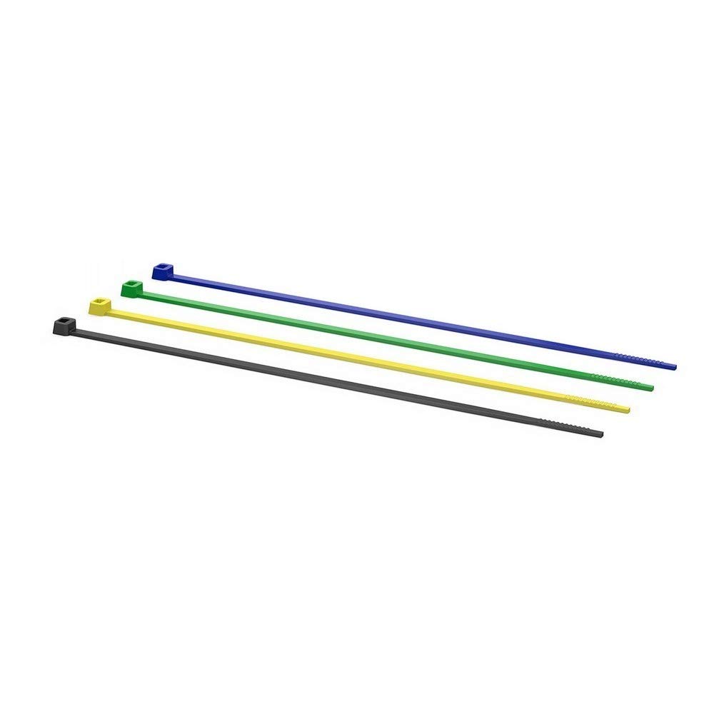 Desa 14154820 14154820 Cable Ties Nylon in Blister Colour 4.8 x 200 Brown Pack of 100 Black