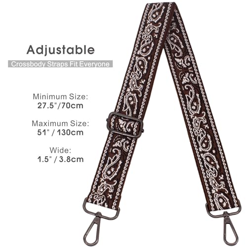 Image of Replacement Purse Strap Shoulder Strap Adjustable Crossbody Strap for Women Crossbody Wide Shoulder Bag