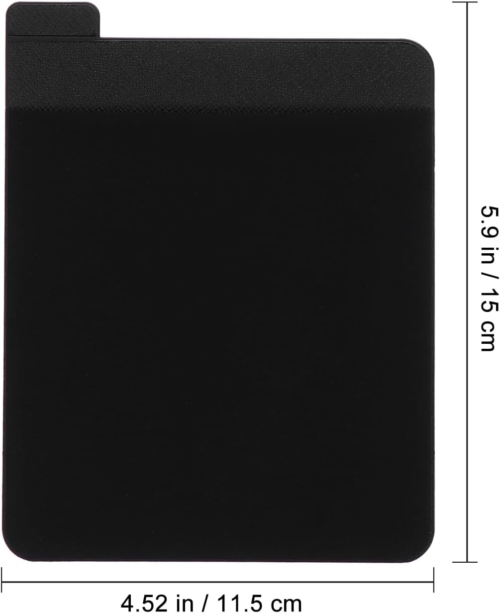 1pc Elastic Storage Bag for Laptop Tablet Accessories High Capacity Organizer for Mouse Hard Drive Data Cables Seamless Black Design 15X11.5CM Black image 7 of 9 B08QMSW5NQ