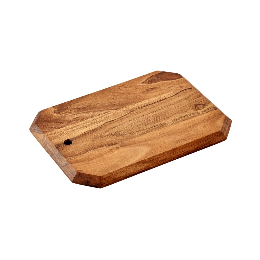 KESPER Chopping Board, Material: Acacia Wood, Dimensions: 28 x 20 x 1.5 cm, Colour: Brown, 29150