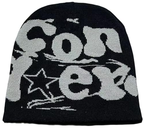 HAILTH Women's Beanies Y2K Knitted Hat Women Hats MEA Culpa Beanie Wireless Winter Knit Men Hat Warm Spider Cap Casual Outdoor