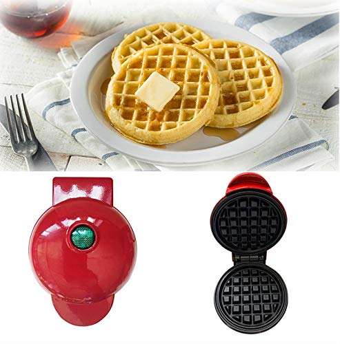 Ousyaah Mini Waffeleisen Maschine, Elektrische Pfannkuchenmaschine, Antihaft, Waffeleisen für Donuts, Muffins und… – Bild 3