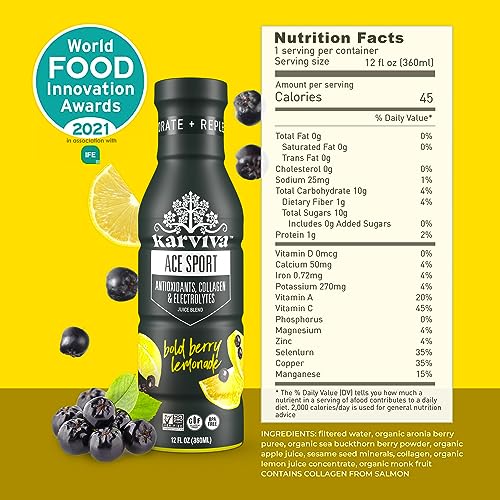 KARVIVA 6-Day Detox Cleanse Fruit Juice, Ace Sport Bold Berry Lemonade, Watermelon Rush and Immunity Joy-D, Detox Wellness Drinks with Natural Electrolyte, Antioxidants, Gluten Free, 6 Bottles, 12 oz - Image 6