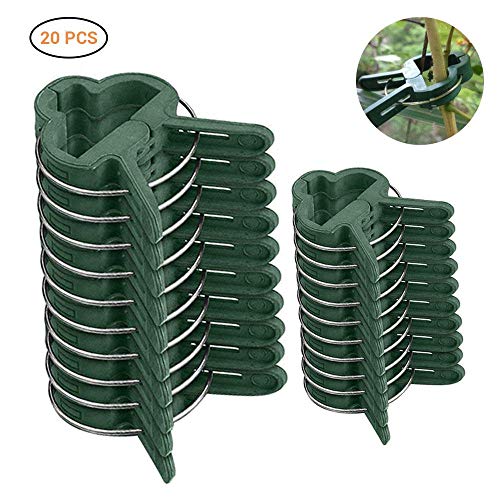 FOONEE Clips De Vid 20 Piezas Clips De Jardinería De Plástico ...