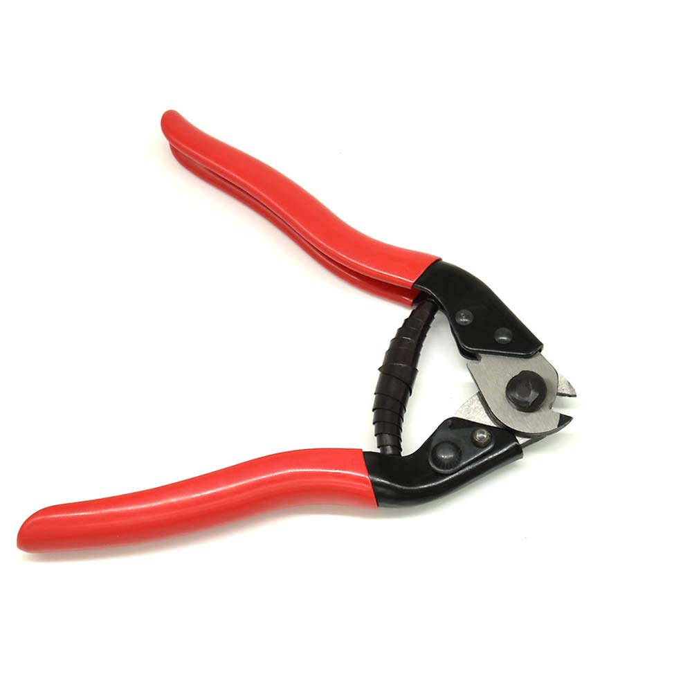 Coupe-câble Robuste Acier Inox + 6 Colliers De Serrage – Coupe Câble Métallique Jusqu'à 5/32"