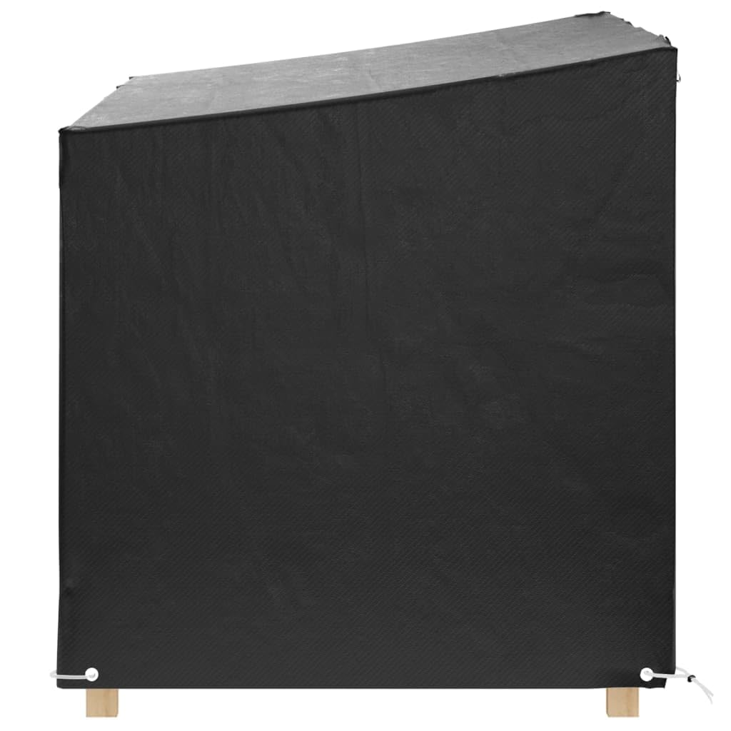 Homgoday Housse de balancelle 12 œillets 215x150x130/150 cm PE
