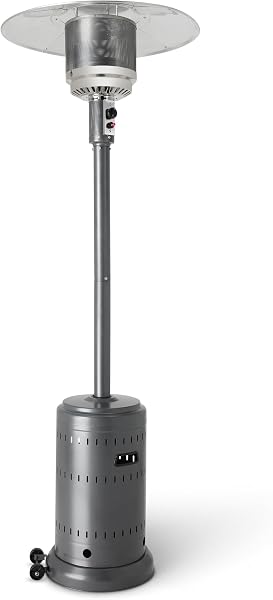 Amazon Basics 46,000 BTU Propane Patio Heater with Wheels