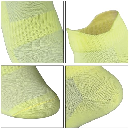 Image of Womens Anti Odor Breathable Moisture Wicking Sports Cotton Low Cut /Quarter Crew Socks for Athletes Foot