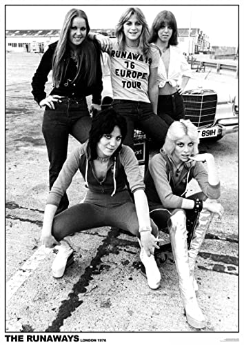 The Runaways London 1976 affiche grand format pour mur vide