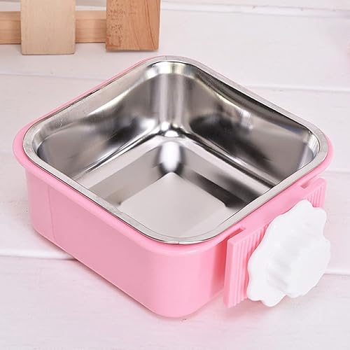 Miniatura 8 de Tazón extraíble de acero inoxidable para perros, cuencos extraíbles de acero inoxidable para alimentos y agua, tazones para mascotas con soporte