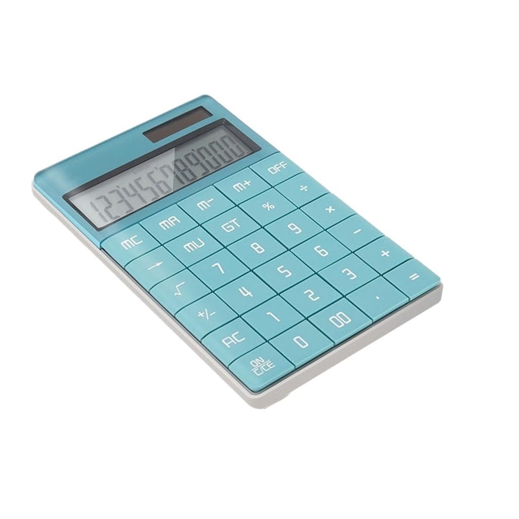 Calcolatrice di 12 cifre Display Big Button Financial Office grande schermo Power System portatile