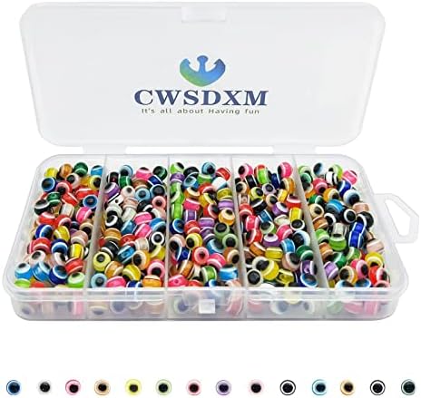 CWSDXM Round Fishing Rig Beads 6mm, 8mm Mixture Fishing Beads Bait Eggs Kits for All Sort Fishing Rigs Saltwater/Freshwater 400PCS