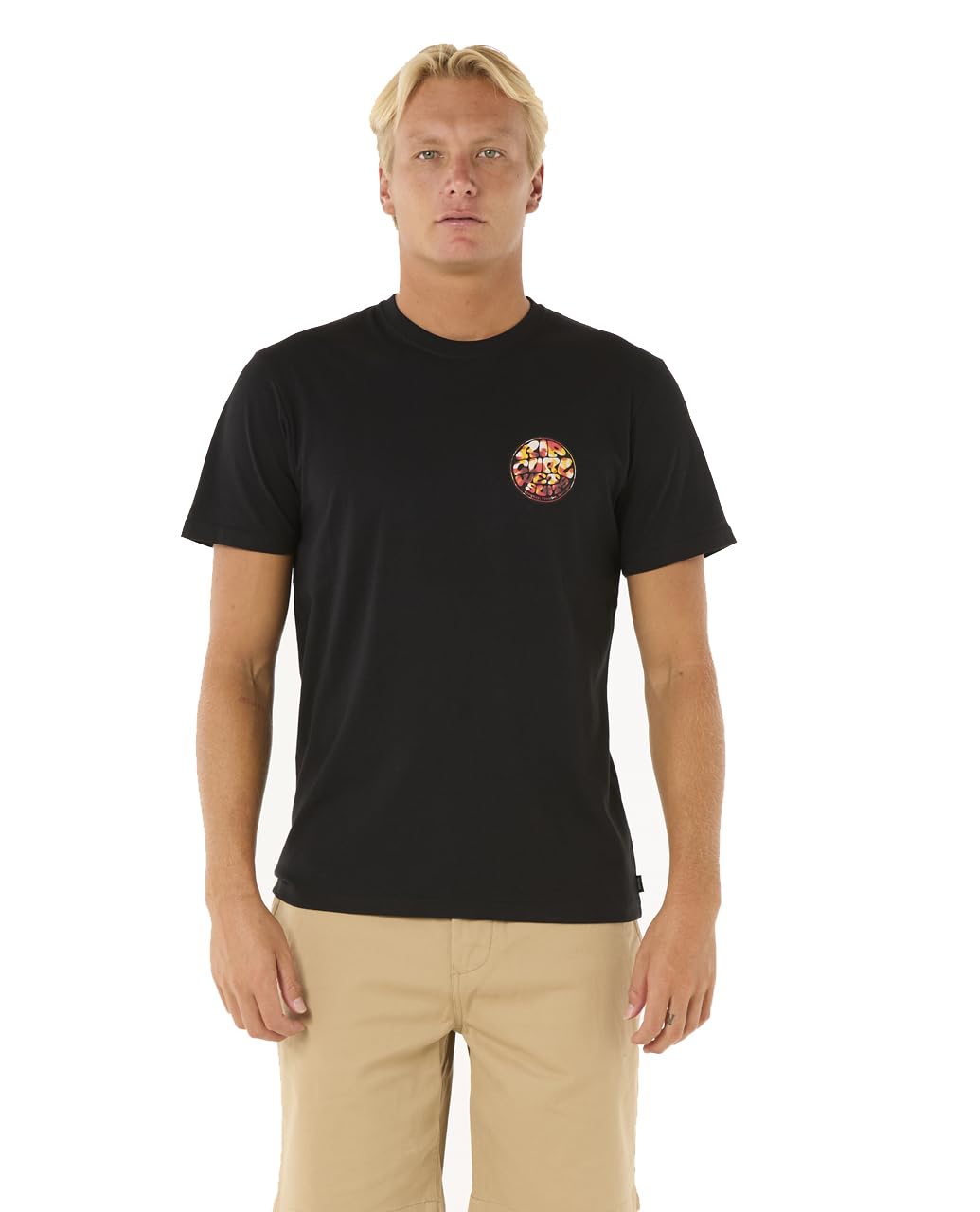Rip Curl Men's Wettie Passage Icon T-Shirt, Black 251, Large