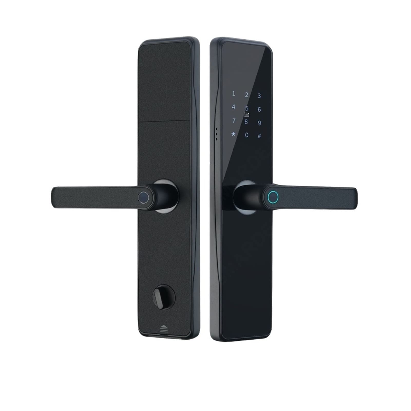 Cerradura inteligente, Bloqueo Eletrónico Wifi for la puerta de seguridad con bloqueo huellas digitales huella digital IC Tarjeta contraseña Entrada sin teclas aplicación(24 x 280 Single hole)